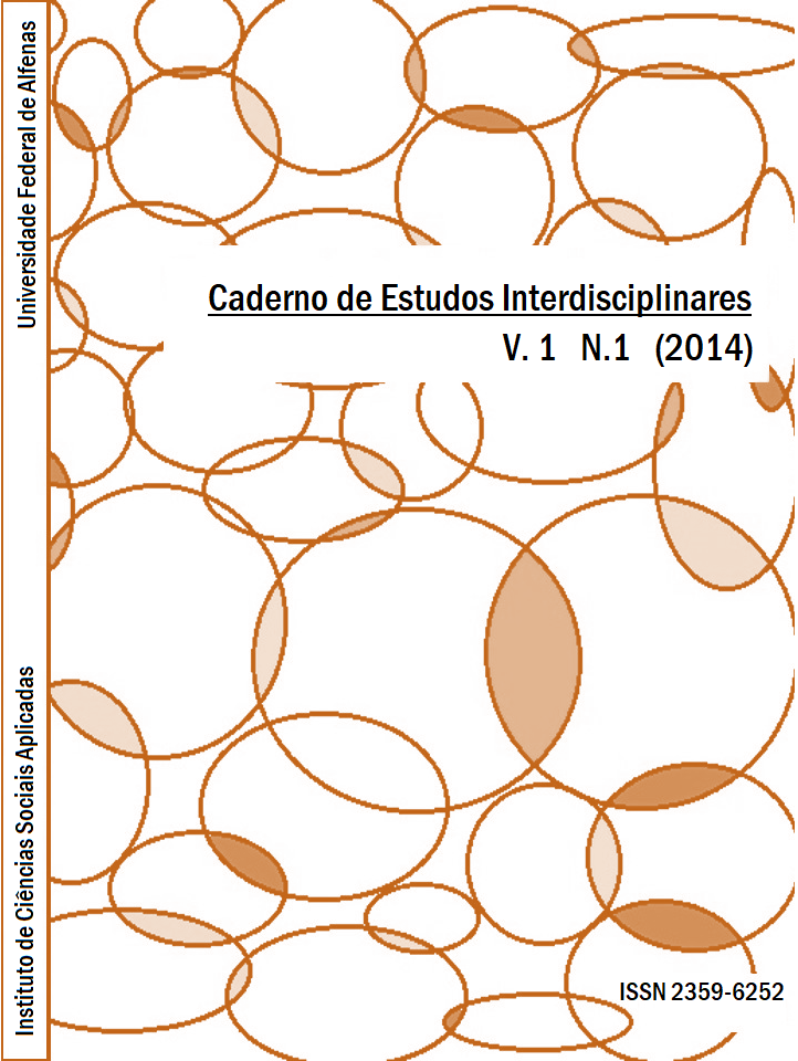 					View Vol. 1 No. 1 (2014): Caderno de Estudos Interdisciplinares
				